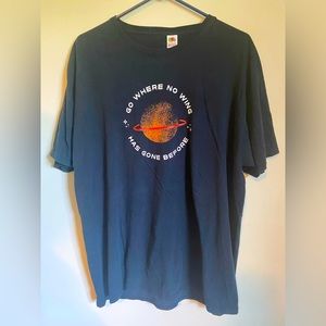 Fruit of the loom go where no wings has gone before cosmic wings XL t-shirt vnt